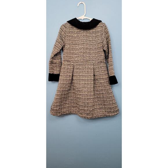 Blueberi Boulevard Black And White Tweed Button Front Pleated Jacket Size 6 - Picture 9 of 10